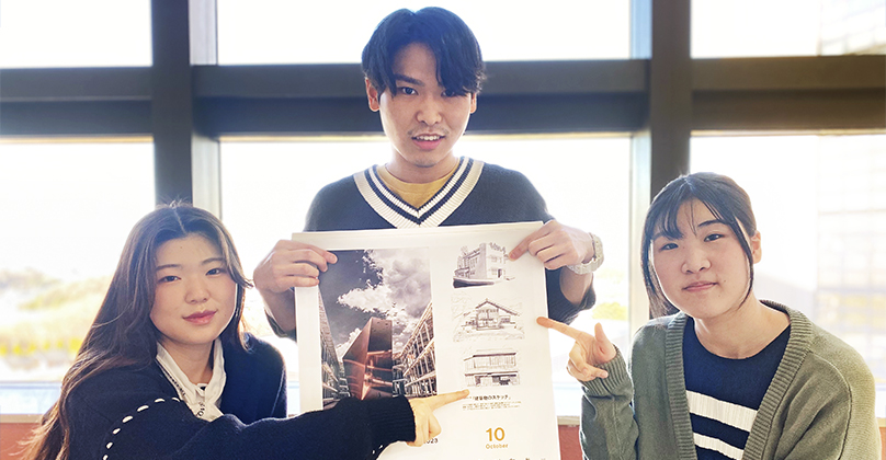 甲斐組のカレンダーが日本工学院のニュースに取り上げられました！