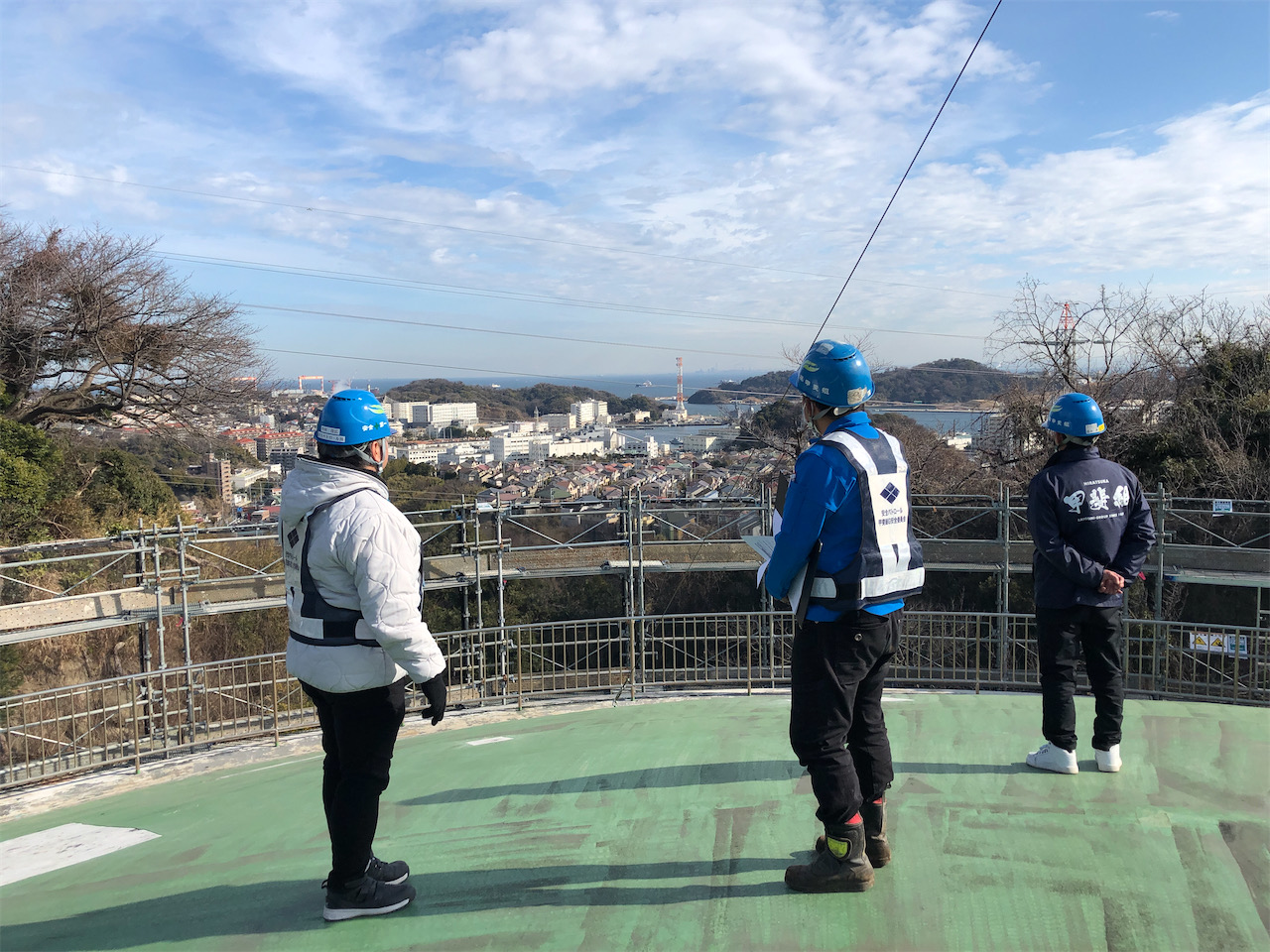 田浦調整池内面防食及び頂版防水工事